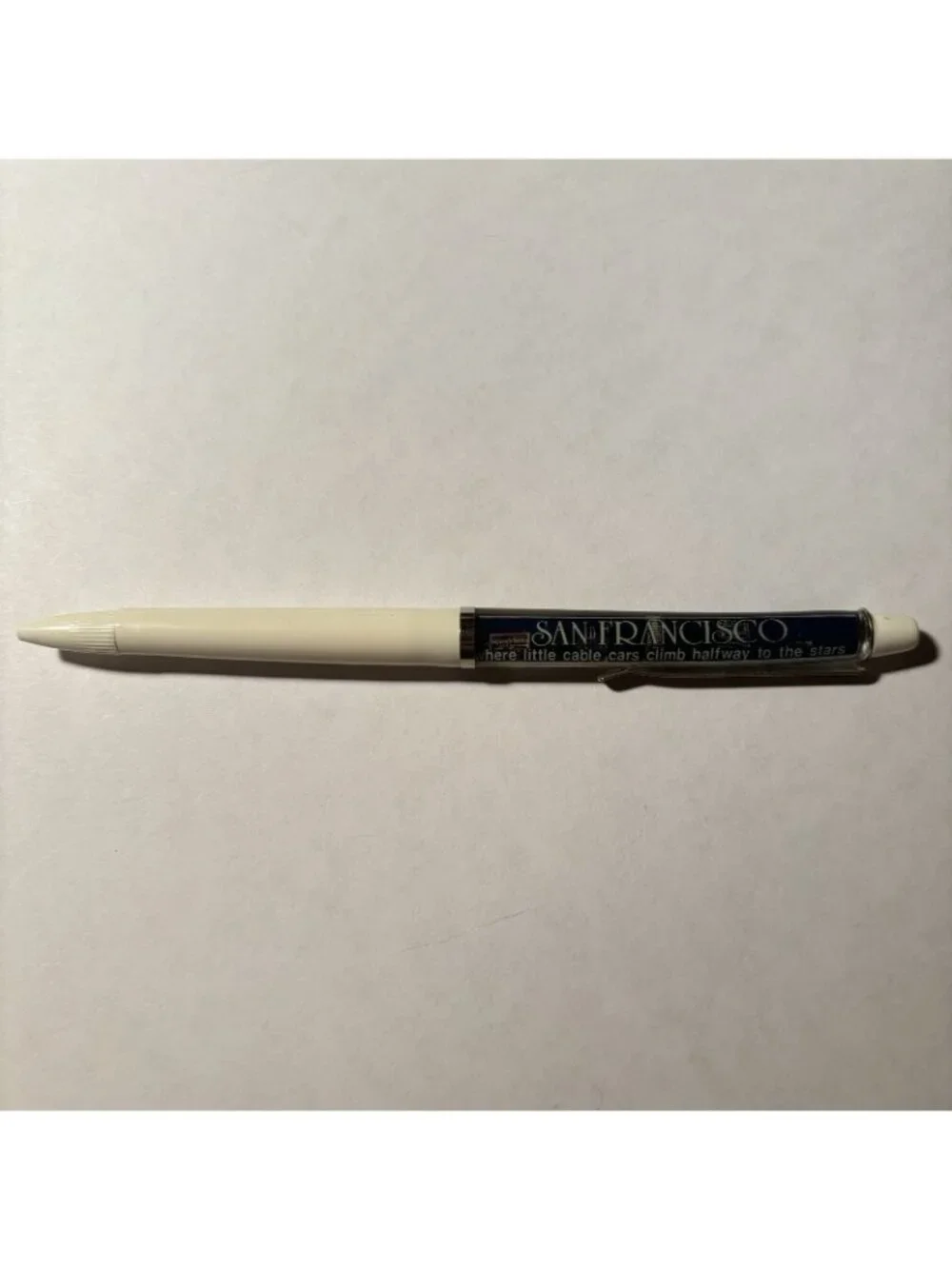 San Francisco California Floaty Pen Cable Car Moves by City Souvenir Promo Vtg